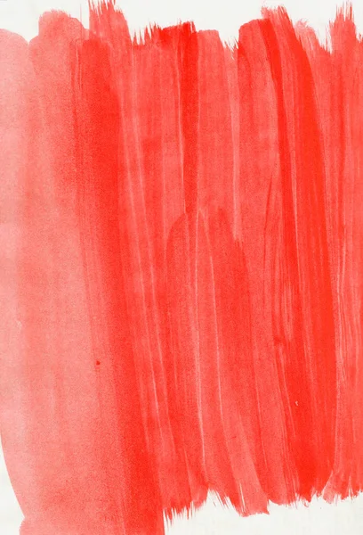 赤いアクリルと水彩の手作りのテクスチャ アルバムページ — ストック写真