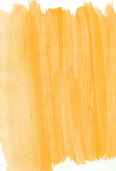 オレンジ色のアクリルと水彩の手作りのテクスチャ アルバムページ — ストック写真