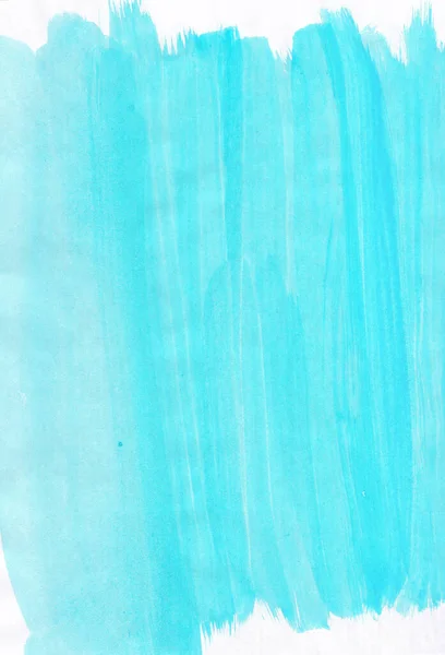 青いアクリルと水彩手作りのテクスチャ アルバムページ — ストック写真