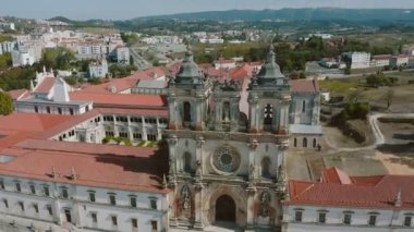 Portekiz 'deki Alcobaca ya da Mosteiro de Santa Maria de Alcobaca Manastırı