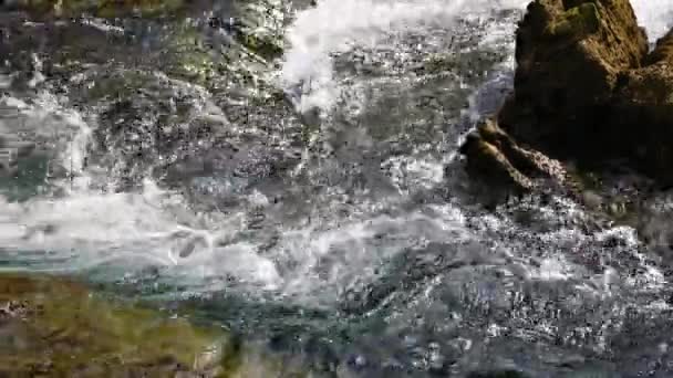 Волновой Элемент Потока Воды — стоковое видео