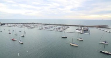 Plajın havadan görünüşü