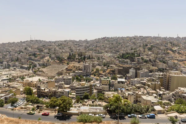 Pohled z Ammánu z citadely — Stock fotografie