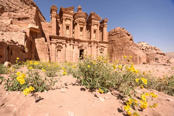 Klostret, petra — Stockfoto