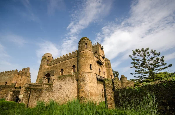 Gondar, Ethiopia, the castle of Ghebbi — Stock Photo, Image