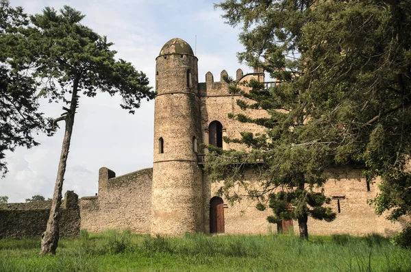 Gondar, Etiópia, o castelo de Ghebbi — Fotografia de Stock