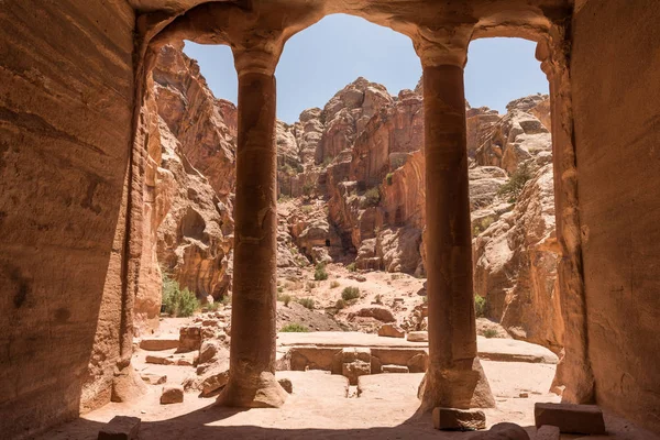 A kert templom-Petra, Jordánia — Stock Fotó