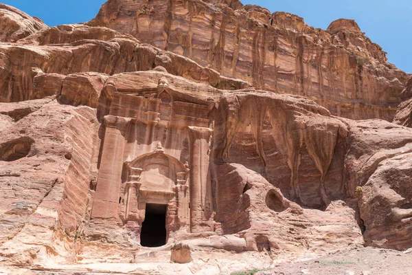 A Tumba da Chuva, Petra — Fotografia de Stock