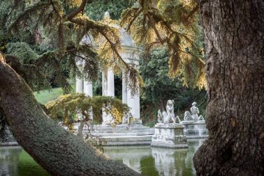 Güzel Park, Villa Pallavicini, Genua, İtalya
