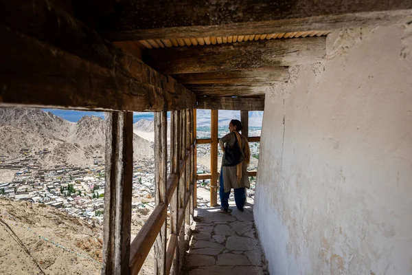 Vista desde Namgyal Tsemo Gompa, Leh —  Fotos de Stock