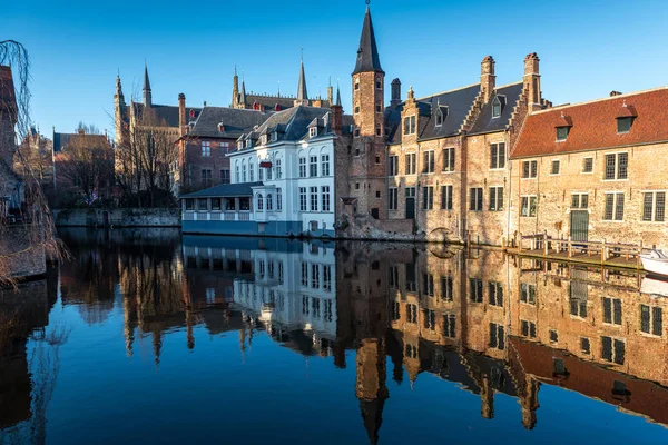 Maisons anciennes à Bruges Images De Stock Libres De Droits