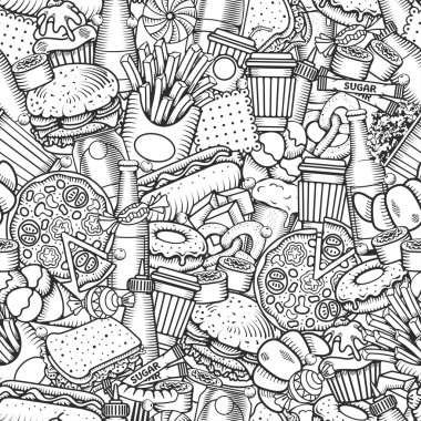 fast-food sorunsuz desen