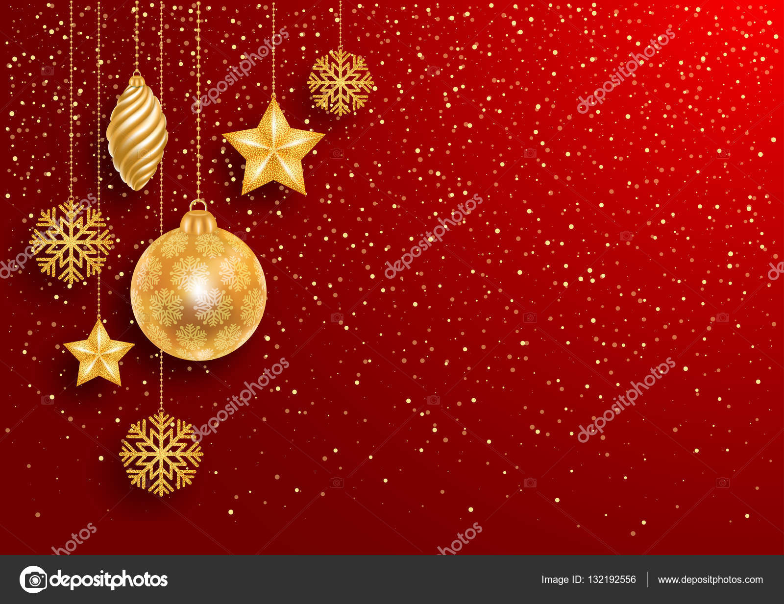 Festive Red Christmas Background Stock Vector Image by ©Pazhyna #132192556