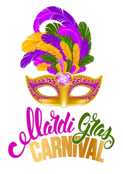 Mardi Gras festive design — Wektor stockowy