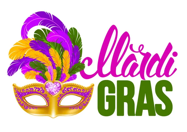 Mardi Gras festive design — Wektor stockowy