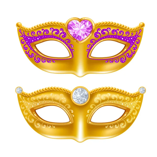 Mardi Gras carnival mask — Stock Vector