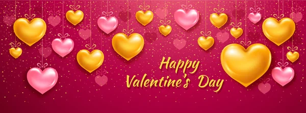 Valentinstag Facebook-Cover — Stockvektor