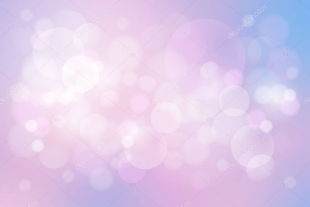 Bokeh abstract pink background