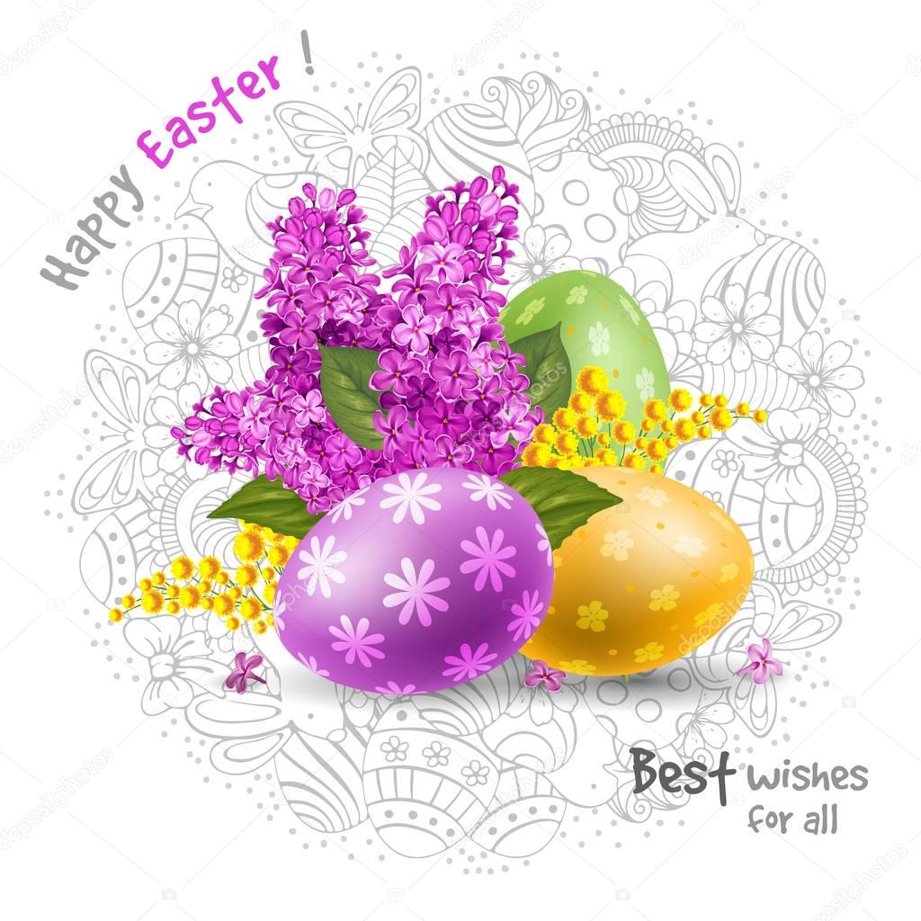Easter greeting design