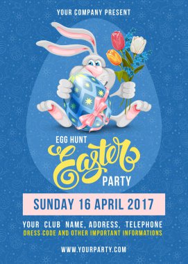 Easter Egg Hunt Flyer şablonu