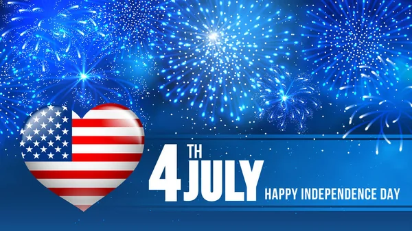 Ημέρα ανεξαρτησίας της Ηνωμένες Πολιτείες της Αμερικής — Διανυσματικό Αρχείο