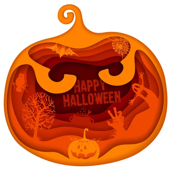 Halloween design saluto — Vettoriale Stock