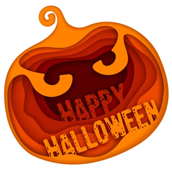 Diseño de saludo de Halloween — Vector de stock