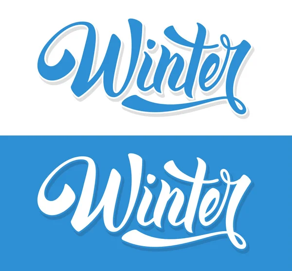 Winter komt — Stockvector