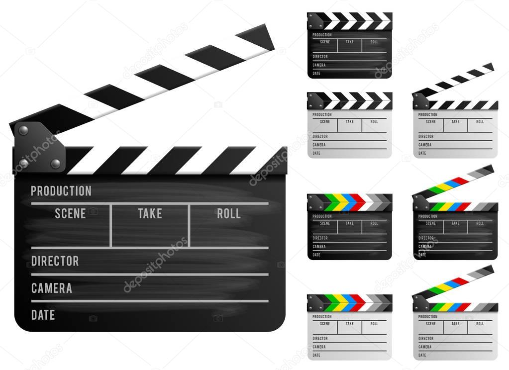 Clapper board set