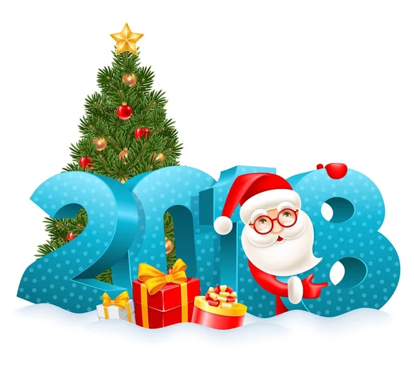 Feliz Navidad y Feliz Año Nuevo — Vector de stock