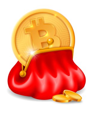 Bitcoin kripto para birimi kavramı