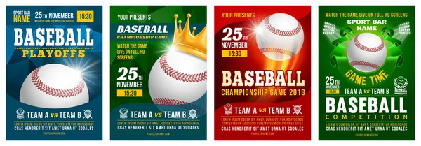 Baseball Poster Set