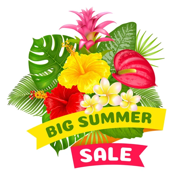 Πώληση μεγάλο καλοκαίρι — Διανυσματικό Αρχείο