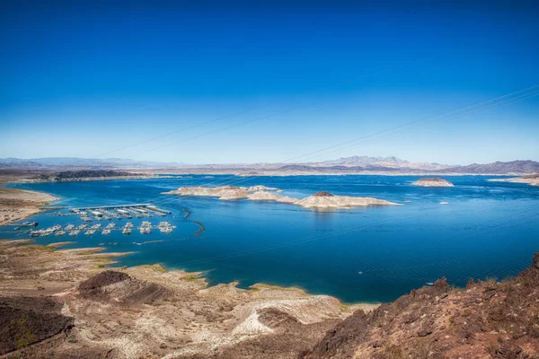 Lago Mead in Nevada, Stati Uniti Immagine Stock