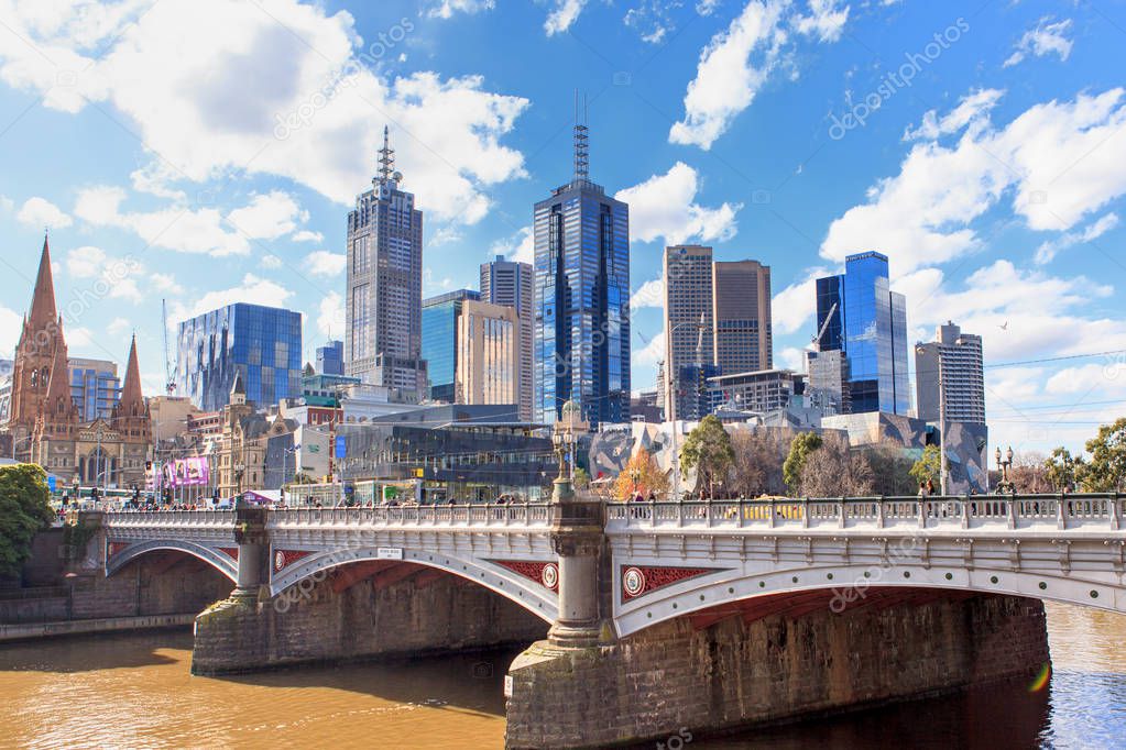 Princes Bridge, Melbourne Australia.