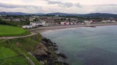 Bray Head 'in Wicklow İrlanda' daki hava manzarası