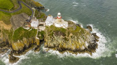 Baily Deniz Feneri 'nin hava manzarası, Kuzey Dublin