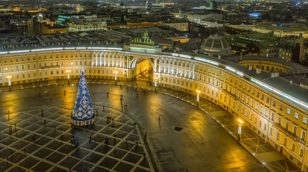 Hava manzaralı Genelkurmay Binası, St Petersburg, Rusya — Stok fotoğraf