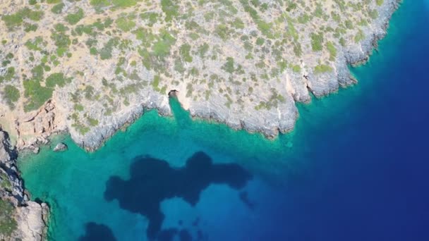 ギリシャクレタ島の空中ビュー — ストック動画