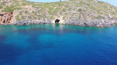 Kalydon Adası, Girit, Yunanistan 'ın hava manzarası