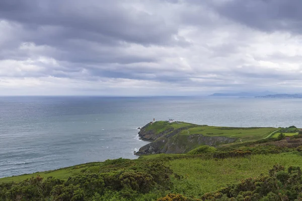 Aerial view of Baily Lighthouse, Howth North Dublin — Stock Photo, Image