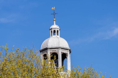 Montelbaanstoren Kulesi Amsterdam, Kuzey Hollanda, Hollanda