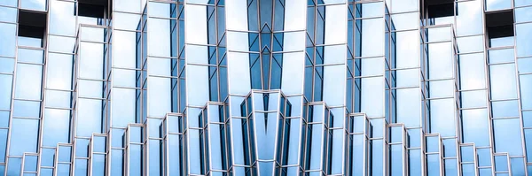 Szczegóły Architektury Nowoczesny Budynek Fasada Szklana Tło Biznesowe — Zdjęcie stockowe