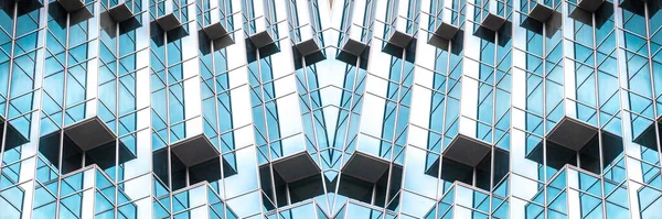Detalhes Arquitetura Modern Building Glass Fachada Fundo Negócios — Fotografia de Stock