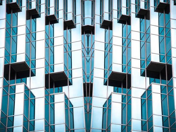 Arkitektur Detaljer Moderne Bygningsglassfasade Forretningsbakgrunn – stockfoto