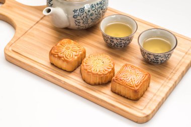 Sonbahar Festivali için lezzetli ay pastası.