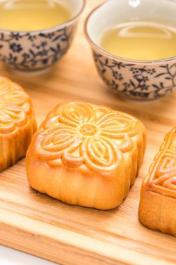 Sonbahar Festivali için lezzetli ay pastası.