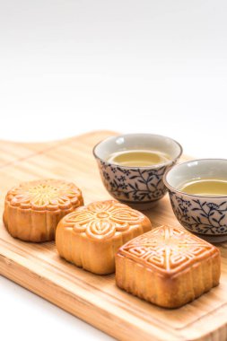 Sonbahar Festivali için lezzetli ay pastası.