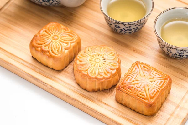 Deliziosa Torta Lunare Mid Autumn Festival — Foto Stock