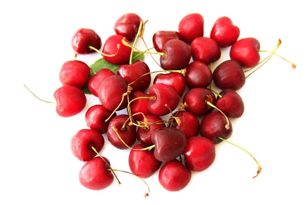 Mogna körsbär frukter ovanifrån — Stockfoto